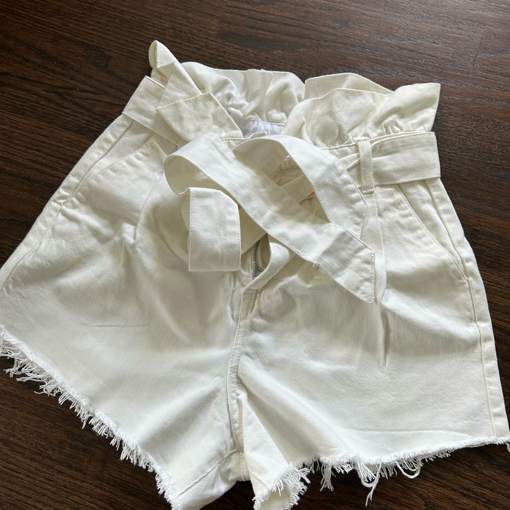 BlankNYC High Waisted Bow Tie Shorts 28